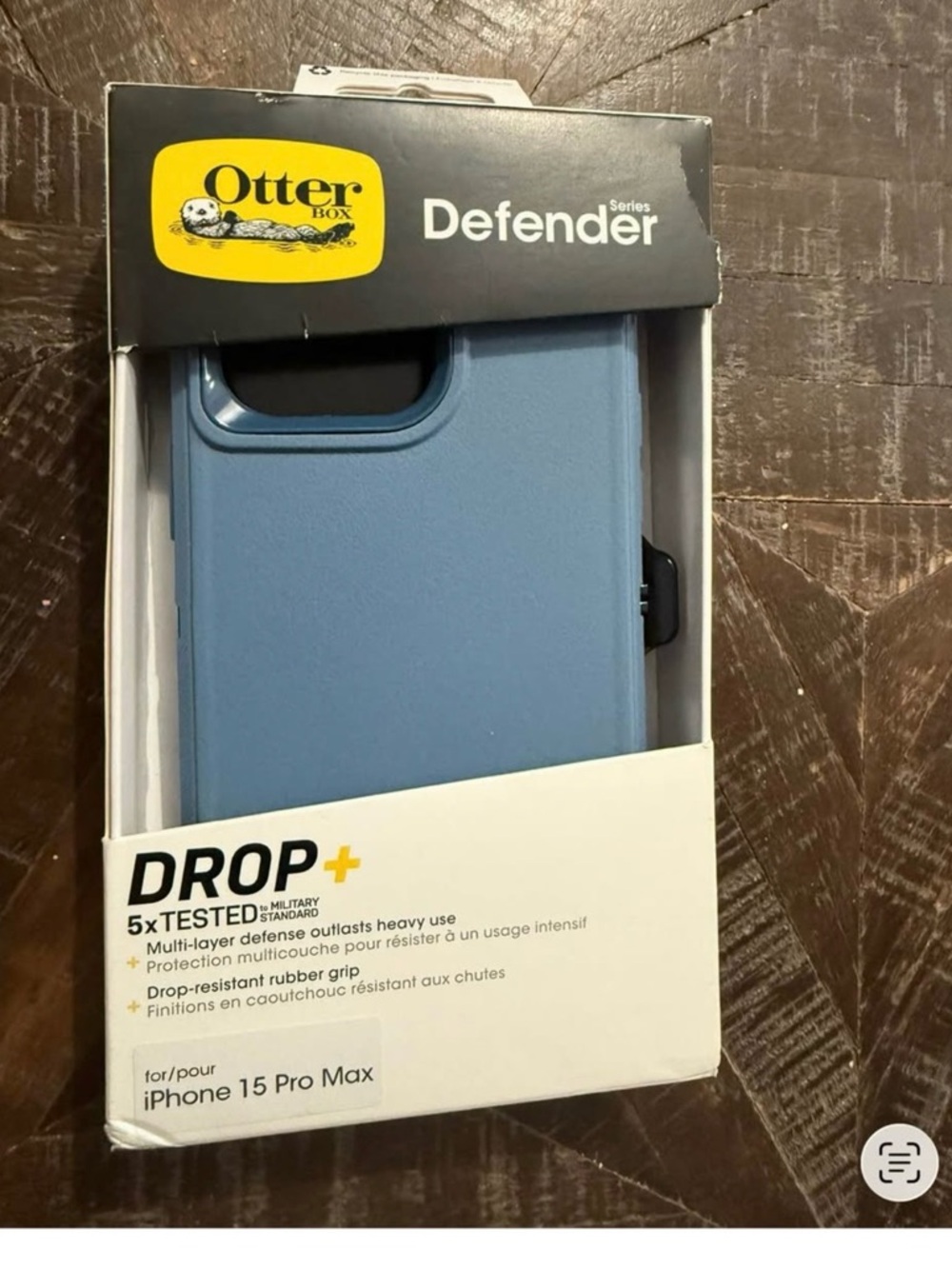 OtterBox Defender Series Case for iPhone 15 Pro Max - Light Blue